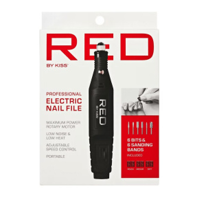 RED ELECTRIC NAIL FILE ENF06#