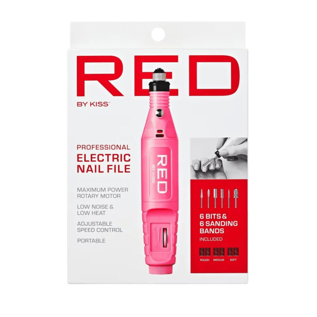 RED ELECTRIC NAIL FILE ENF07#