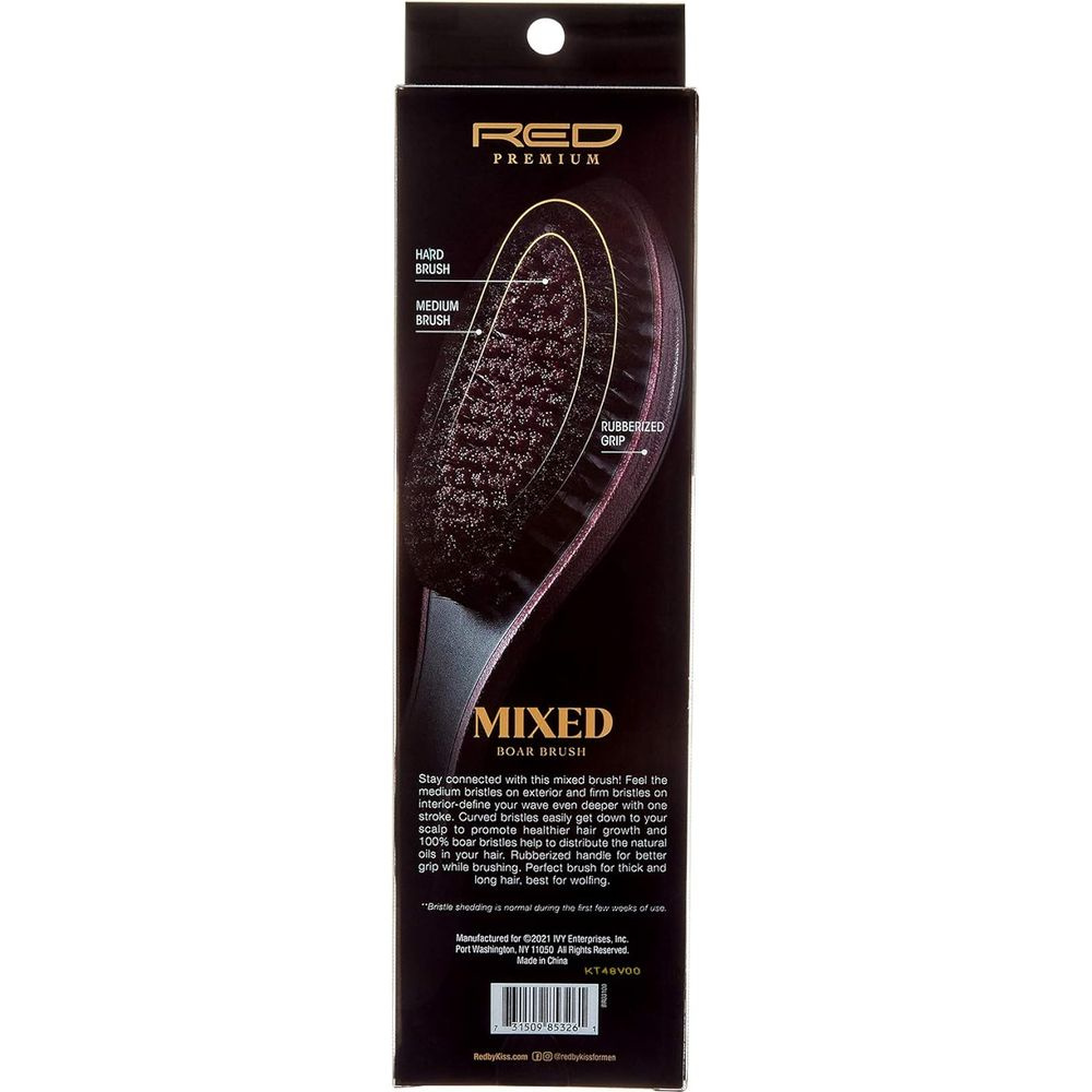 red-premium-curved-360-power-br-03-2-bristles-in-1-body-mixed-club-boar-brush-x-bow-wow-medium-hard-bristles-752022