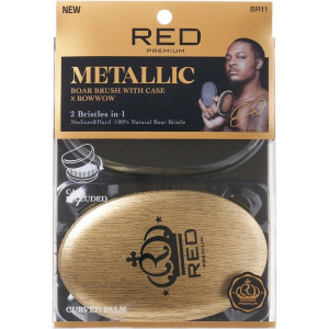 RED METALLIC BOAR BRUSH