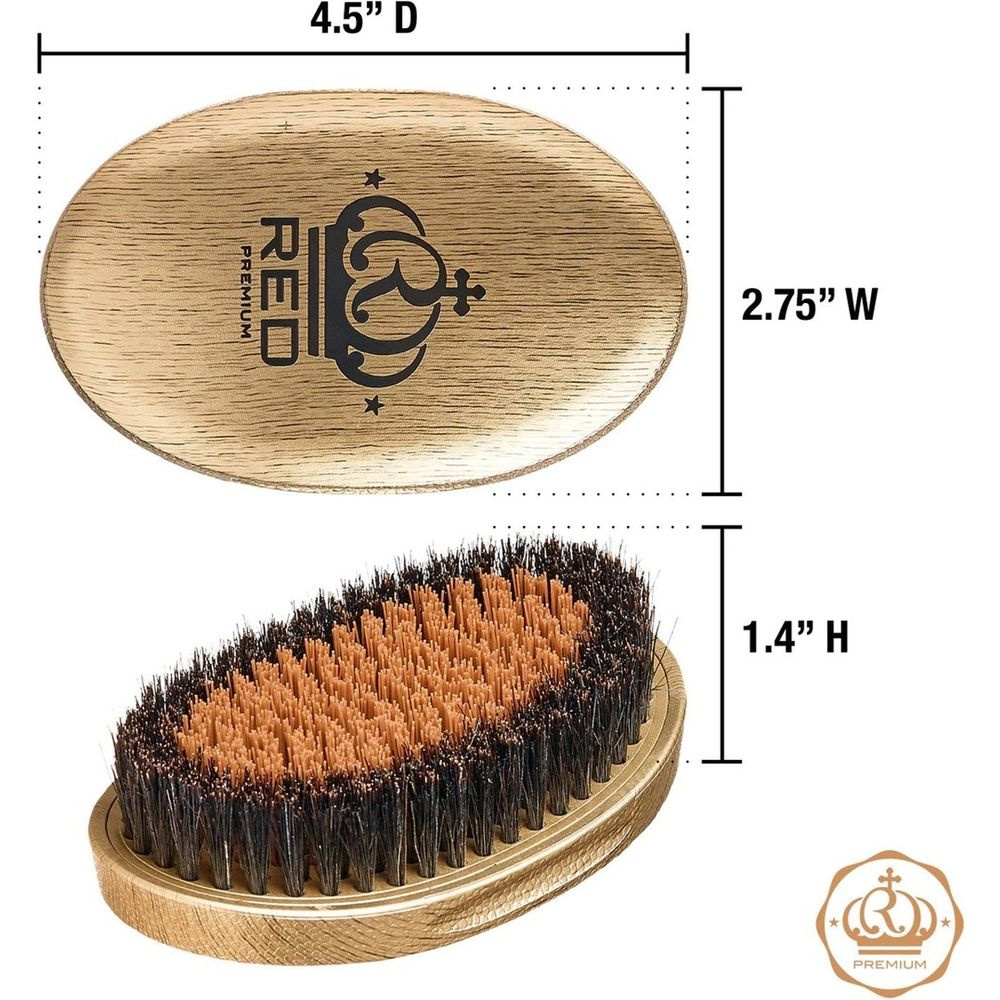red-premium-metallic-boar-brush-2-bristles-in-1-br-11-for-superior-wave-definition-335727