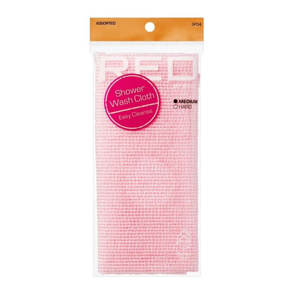 red-spa-bath-essentials-shower-ball-wash-cloth-exfoliating-gloves-mitt-assorted-set-274325