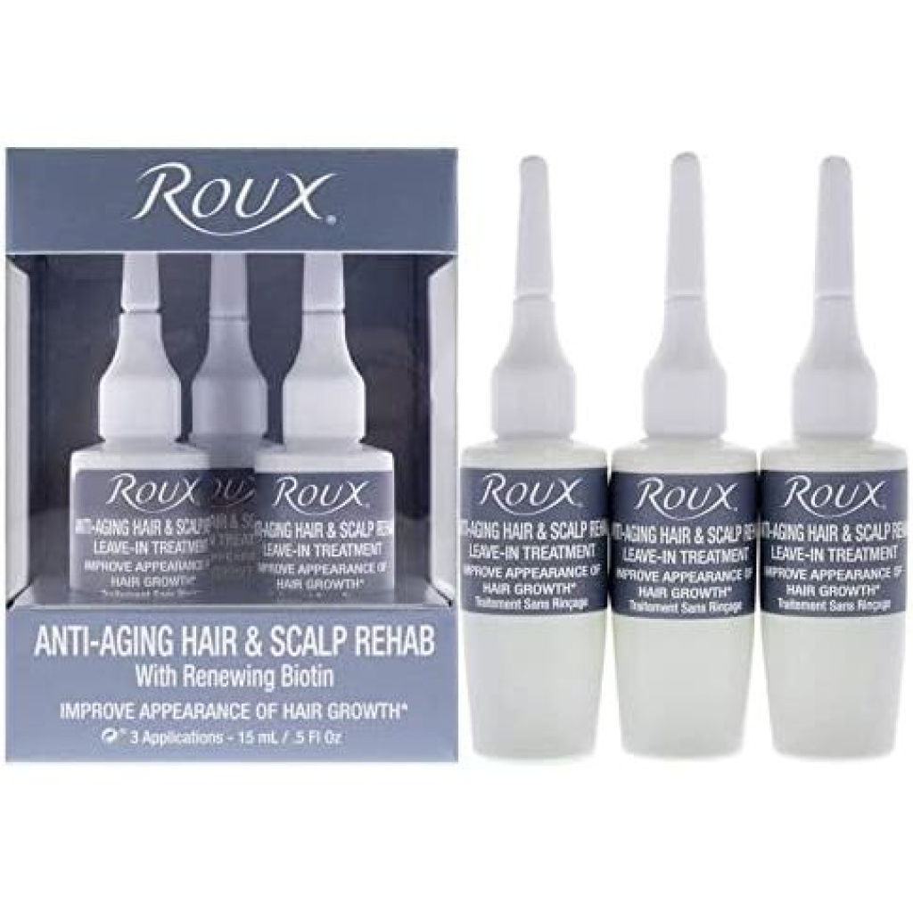 ROUX LEAVE-IN TREATMENT 3PK (0.5OZ) [HAIR & SCALP REHAB] (12/CS)