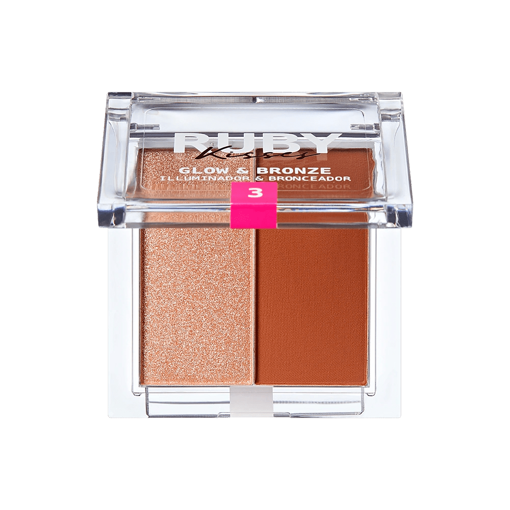 ruby-kisses-glow-bronze-highlighter-bronzer-duo-2-in-1-radiant-finish-sculpt-shine-4-shades-235072