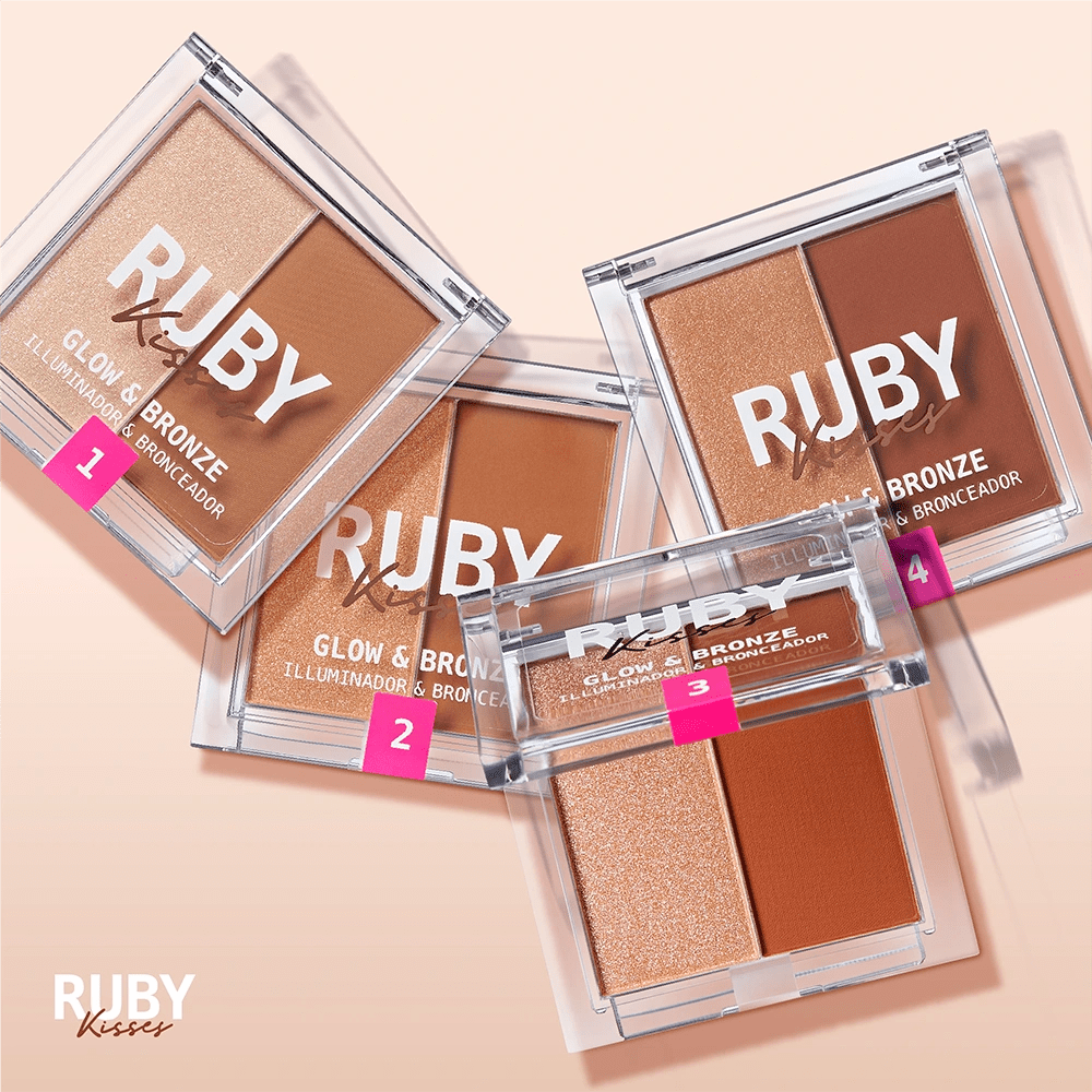 ruby-kisses-glow-bronze-highlighter-bronzer-duo-2-in-1-radiant-finish-sculpt-shine-4-shades-846257