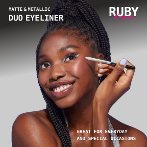 Ruby Kisses Waterproof Matte & Metallic Duo Eyeliner