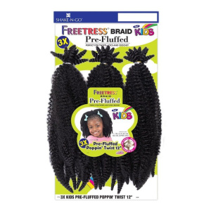 FB 3X KIDS-PRE-FLUFFED POPPIN' TWIST 12"