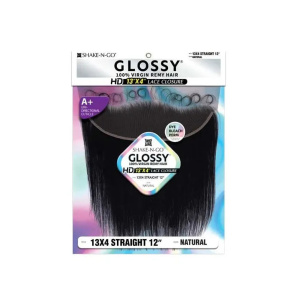 Shake N' Go: Glossy 13x4 Straight Lace Closure 12"