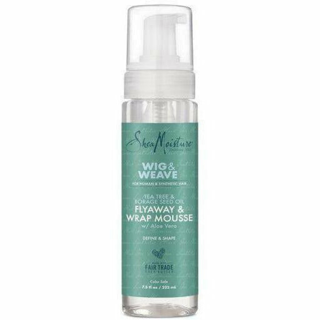Shea Moisture: Wig & Weave Tea Tree & Borage Seed Oil Flyaway & Wrap Mousse w/ Aloe Vera