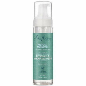 Shea Moisture: Wig & Weave Tea Tree & Borage Seed Oil Flyaway & Wrap Mousse w/ Aloe Vera