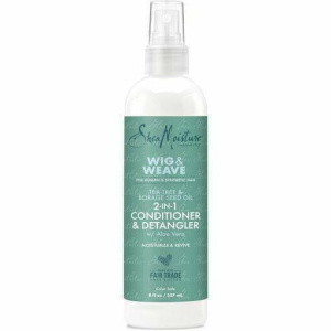 Shea Moisture: Wig & Weave with Tea Tree & Borage Seed Oil 2-In-1 Conditioner & Detangler w/ Aloe Vera
