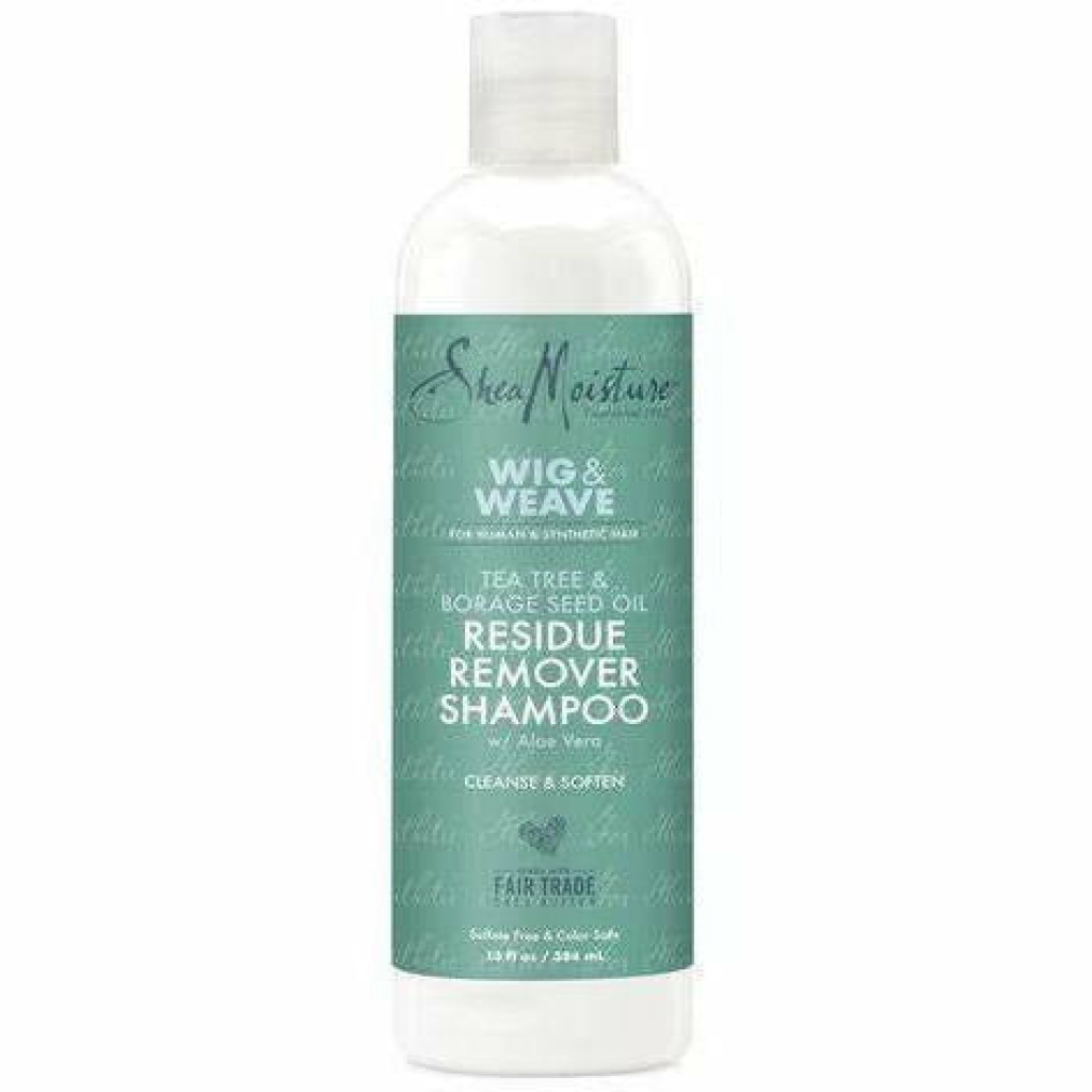 Shea Moisture: Wig & Weave with Tea Tree & Borage Seed Oil Residue Remover Shampoo w/ Aloe Vera