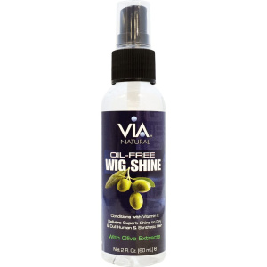 VIA NATURAL WIG SHINE (2OZ) [OIL FREE] (24/CS)