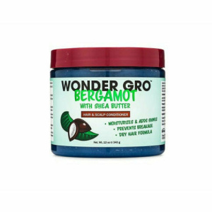 WONDER GRO HAIR & SCALP CONDITIONER SHEA BUTTER (12OZ) [BERGAMOT] (6/CS)