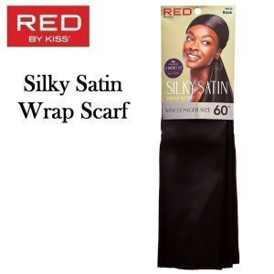 RED Satin Scarf 60’’ #HQ150